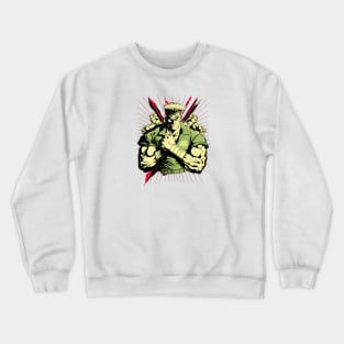 Guile Street Fighter Design - Original Artwork Crewneck Sweatshirt